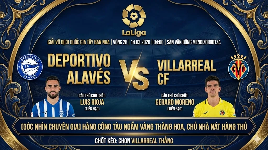 Soi kèo La Liga Alavés vs Villarreal